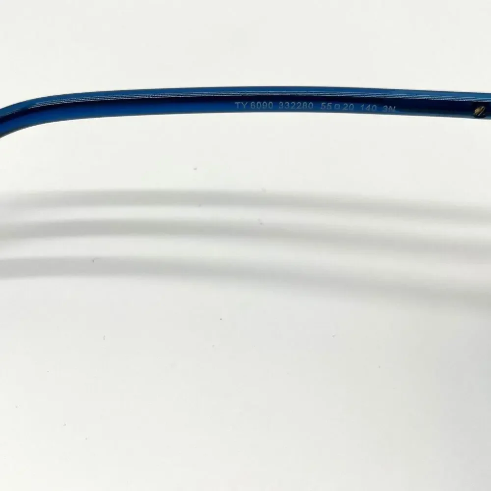 TORY BURCH NWOT Blue Transparent Sunglasses, Case and Dustbag Included - Picture 10 of 14